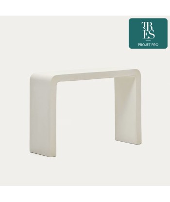 Console Aiguablava en ciment blanc 120 x 80 cm de votre