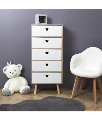 Chiffonnier Pour Enfant Like A Star Blanc soldes