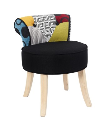 Tabouret Eleonor Patchwork Multicolore En savoir plus