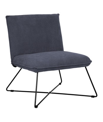 Fauteuil En Velours Moana Gris Jusqu'à 80% De Réduction