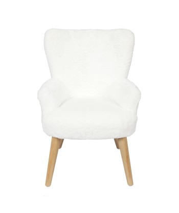 Fauteuil Helsinki Enfant Fourrure Blanc Paris Déstockage Promo