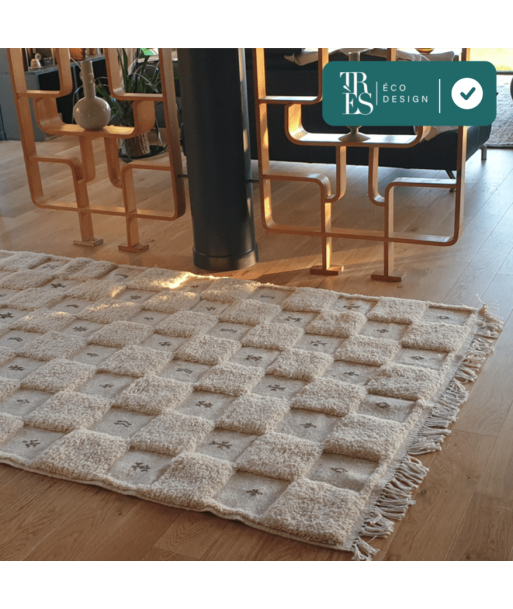 Tapis Marocain en damier tufté Par le système avancé 