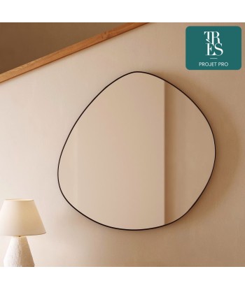 Miroir Anera en acier 93 x 90 cm pas cher chine