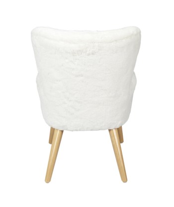 Fauteuil Helsinki Enfant Fourrure Blanc Paris Déstockage Promo