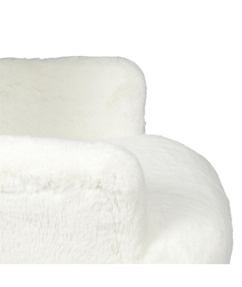 Fauteuil Helsinki Enfant Fourrure Blanc Paris Déstockage Promo