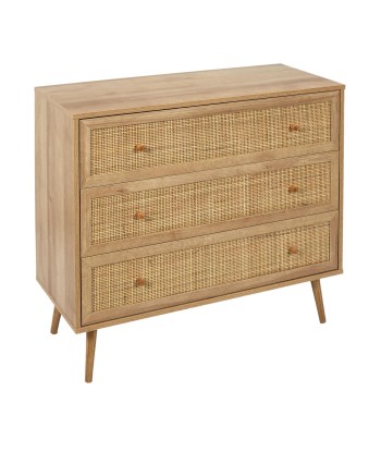 Commode 3 Tiroirs Bali Beige s'inspire de l'anatomie humaine