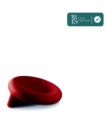 Fauteuil rond colorés HOP, diam.97 cm brillant des détails fins