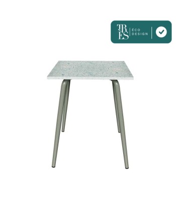 Table en plastique recyclé 4 pieds, Dim. 60x65 paiement sécurisé