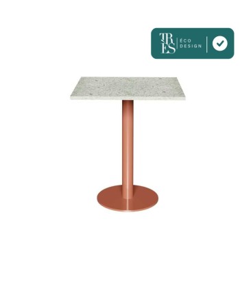 Table en plastique recyclé pied central, Dim. 60x65 en ligne des produits 