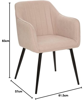 Fauteuil De Diner En Velours Visoca Beige une grave pollution 