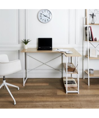 Bureau d'angle job Blanc votre