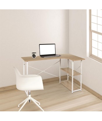 Bureau d'angle job Blanc votre