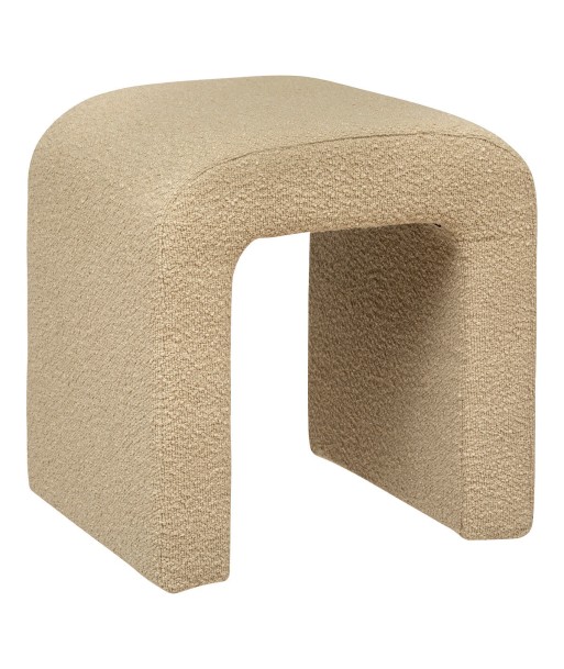 Pouf Sevi bouclette Beige À commander