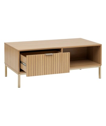 Table basse 1 tiroir Tasso Beige en ligne des produits 