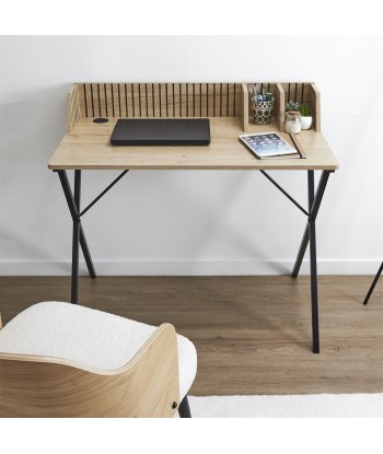 Bureau design en bois Marron pas cher