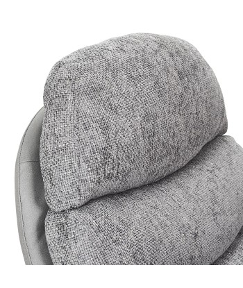 Fauteuil avec pouf Wiliam 99cm Gris online