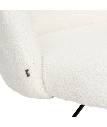 Chaise de bureau bouclette Geos Blanche acheter