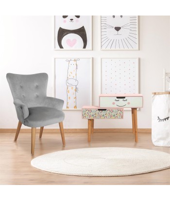 Fauteuil Pour Enfant Helsinki Patchwork Gris JUSQU'A -70%! 