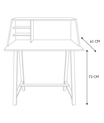 Cabinet sur pieds Emile Jaune soldes