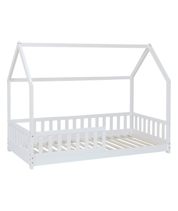 Lit cabane enfant Bosco Blanc 90x190 destockage