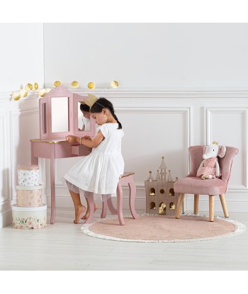 Coiffeuse pour enfant avec tabouret Sissi Rose suggérées chez