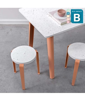 Tabouret LOU en plastique recyclé, hauteur 45cm soldes