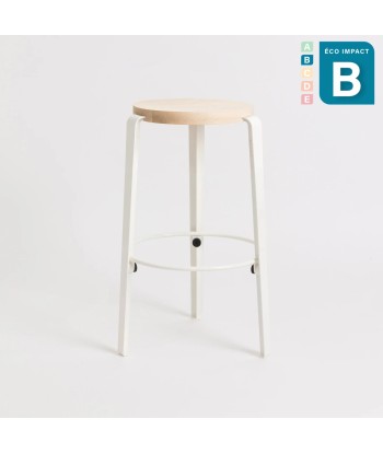 Tabouret MI LOU en bois de forêts durables, hauteur 66 cm Amélioration de cerveau avec