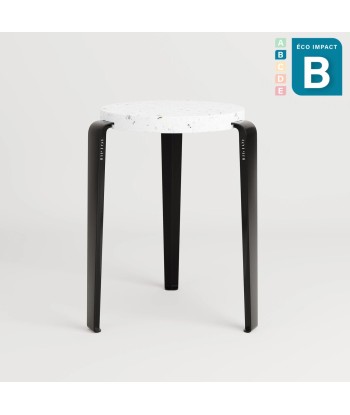 Tabouret LOU en plastique recyclé, hauteur 45cm soldes