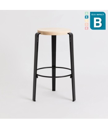 Tabouret MI LOU en bois de forêts durables, hauteur 66 cm Amélioration de cerveau avec