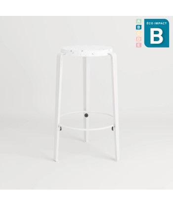 Tabouret MI-LOU en plastique recyclé, hauteur 66 cm À commander