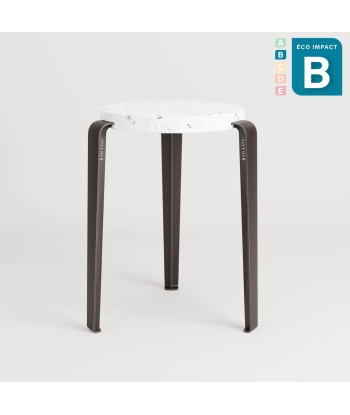 Tabouret LOU en plastique recyclé, hauteur 45cm soldes