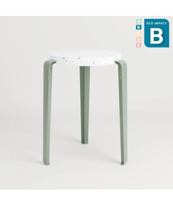 Tabouret LOU en plastique recyclé, hauteur 45cm soldes