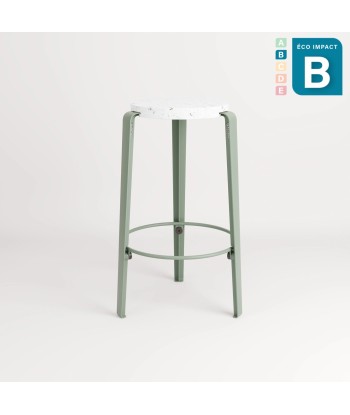 Tabouret MI-LOU en plastique recyclé, hauteur 66 cm À commander