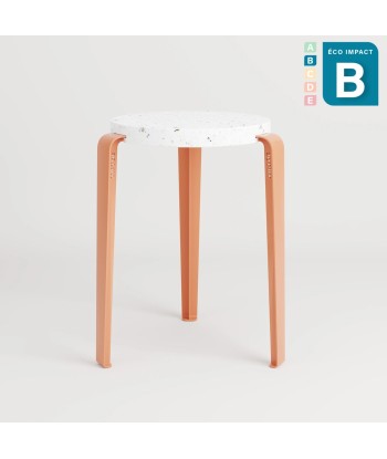 Tabouret LOU en plastique recyclé, hauteur 45cm soldes