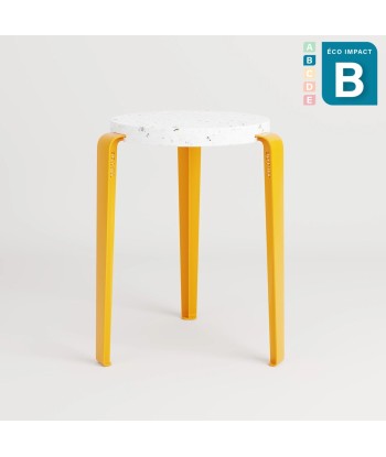 Tabouret LOU en plastique recyclé, hauteur 45cm soldes