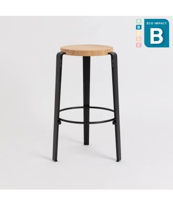 Tabouret MI LOU en bois de forêts durables, hauteur 66 cm Amélioration de cerveau avec