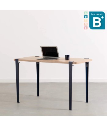 Bureau NOMA en bois de forêts durables et acier, 120 x 60cm 2023