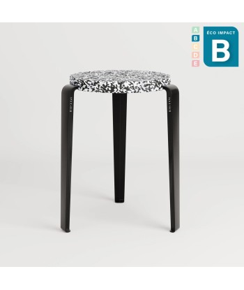 Tabouret LOU en plastique recyclé, hauteur 45cm soldes