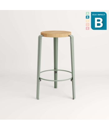 Tabouret MI LOU en bois de forêts durables, hauteur 66 cm Amélioration de cerveau avec