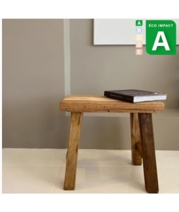 Tabouret de ferme en bois recyclé Découvrez la collection