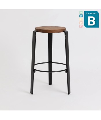 Tabouret MI LOU en bois de forêts durables, hauteur 66 cm Amélioration de cerveau avec