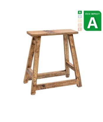 Tabouret rectangulaire Chinois en bois recyclé Amélioration de cerveau avec