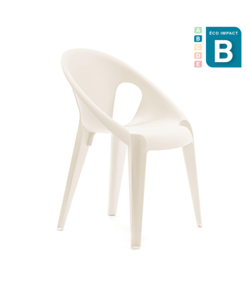 Chaise Bell empilable, en plastique recyclé Economisez 