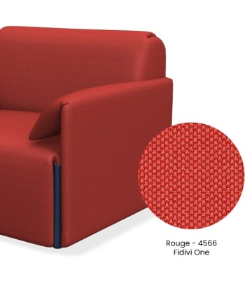 Fauteuil Costume, structure et tissu recyclé, avec accoudoirs chez Cornerstreet bien 