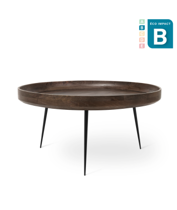 Tables basses Bowl, manguier issu de forêts durables, S, M, L et XL Véritable concentré