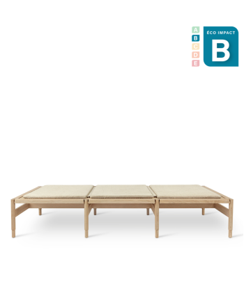 Banquette, Daybed Winston, chêne issu de forêts durables et cannage prix