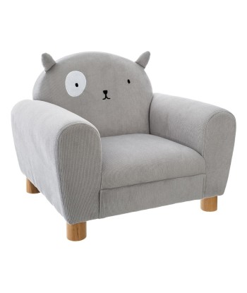 Fauteuil Pour Enfants Oreilles Chat Gris 50% de réduction en Octobre 2024