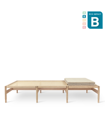 Banquette, Daybed Winston, chêne issu de forêts durables et cannage prix