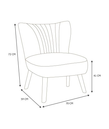 Fauteuil Bouclette Erika Blanc pour bénéficier 