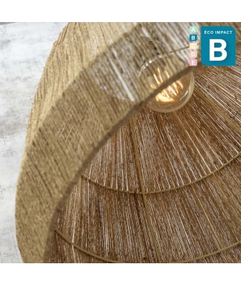 Suspension Iguazu cloche en jute, Haut. 60 x ⌀ 50cm 2024